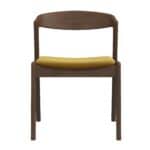 Dark Yellow Velvet Dining Chair Solid Wood Legs (Set of 2) 9 Dark Yellow Velvet Dining Chair Solid Wood Legs (Set of 2)