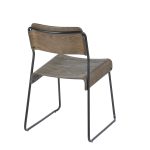 Dali Industrial Black Metal Espresso Wood Chairs (Set of 2) 13 Dali Industrial Black Metal Espresso Wood Chairs (Set of 2)