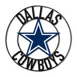 Dallas Cowboys 24" Wrought Iron Team Logo Wall Decor
