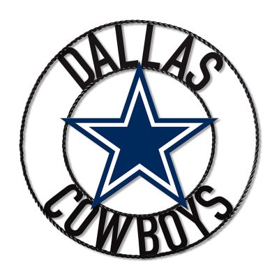 Dallas Cowboys 24" Wrought Iron Team Logo Wall Decor