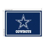 Dallas Cowboys 3x4 Officially Licensed NFL Area Rug
