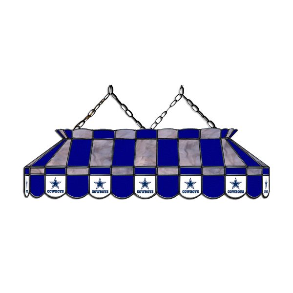Dallas Cowboys 40 inch Stained Glass Billiard Lamp