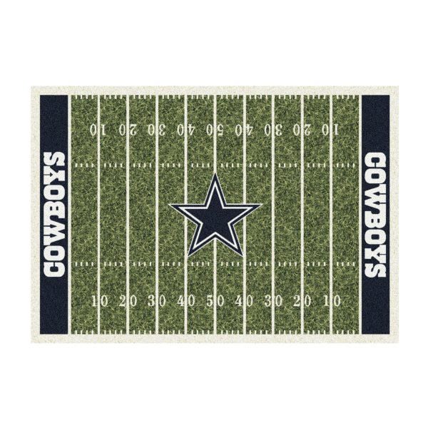 Dallas Cowboys 6 x 8 Football Field Area Rug 2