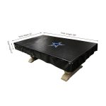Dallas Cowboys 8 Foot Naugahyde Billiard Table Cover