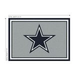 Dallas Cowboys 8x11 Officially Licensed NFL Spirit Area Rug