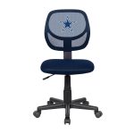 Dallas Cowboys Blue Armless Task Chair