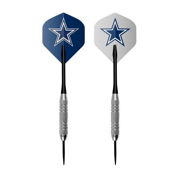 Dallas Cowboys Bristle Dartboard Cabinet Set 7