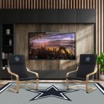 Dallas Cowboys Embroidered Accent Chair NFL Licensed