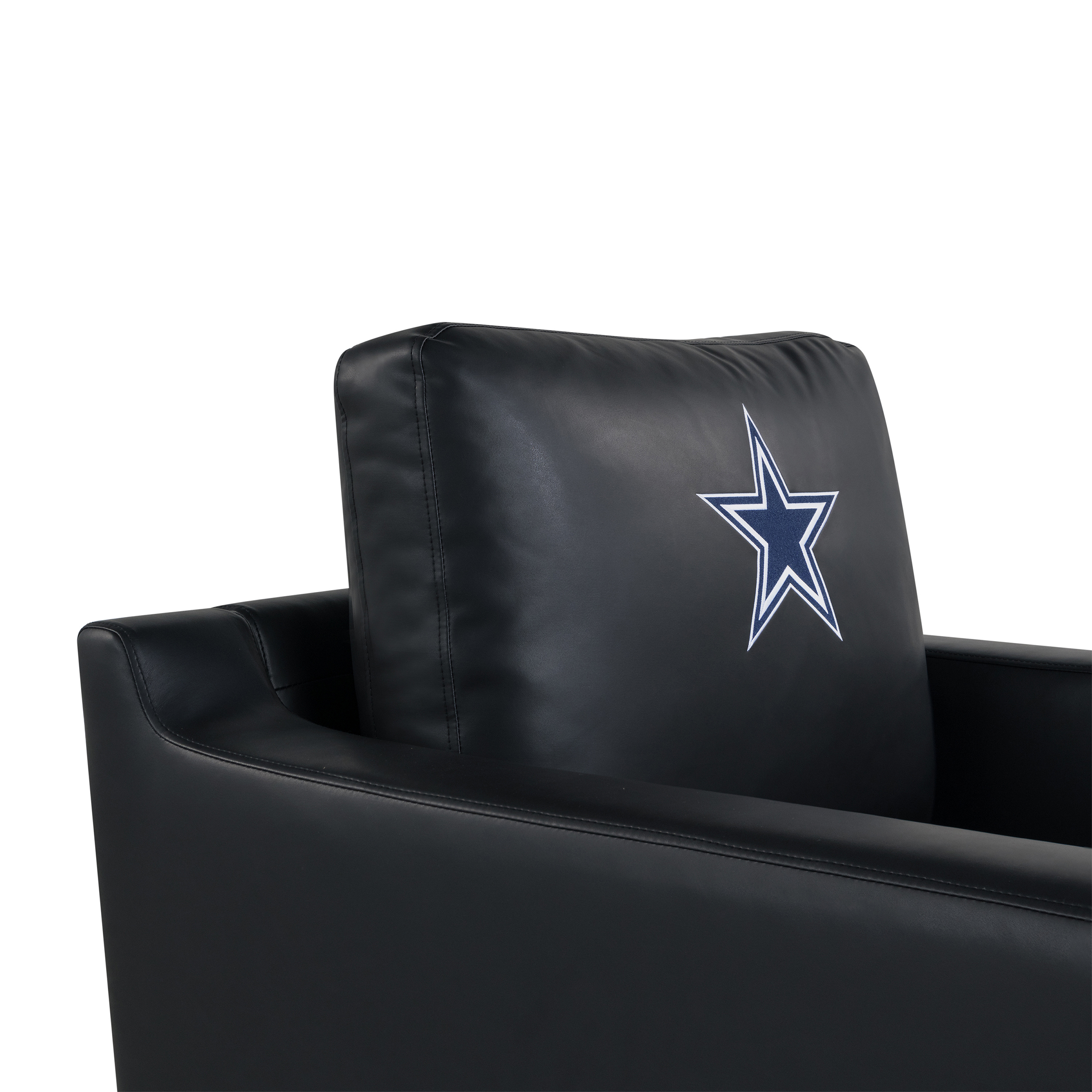 Dallas Cowboys Embroidered Faux Leather Game Day Chair 5 Dallas Cowboys Embroidered Faux Leather Game Day Chair - Image 5