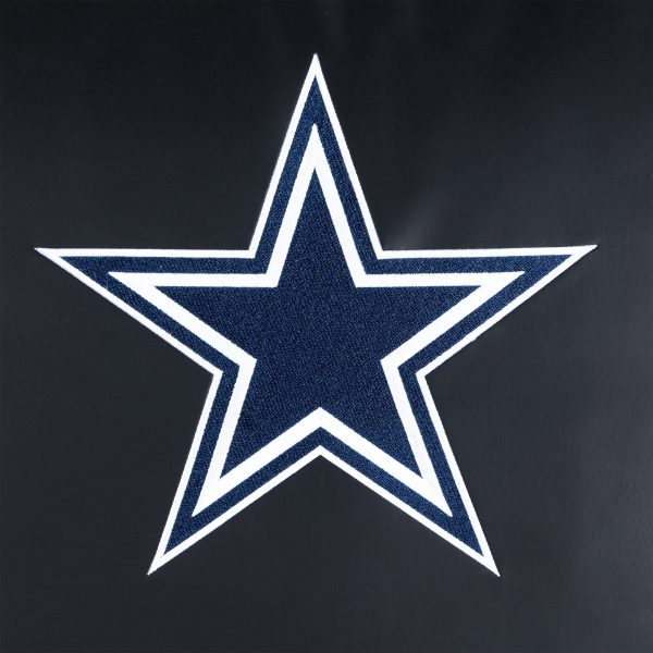 Dallas Cowboys Embroidered Faux Leather Game Day Sofa 2