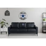 Dallas Cowboys Embroidered Faux Leather Game Day Sofa