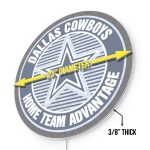 Dallas Cowboys Home Field Advantage LED Sign