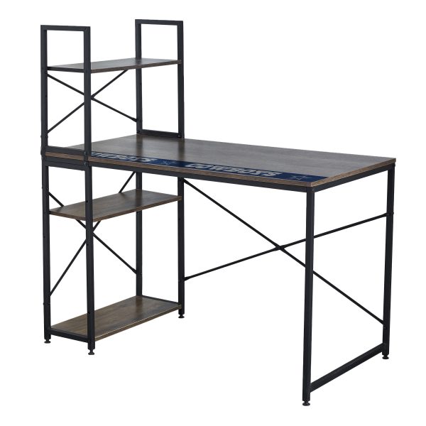 Dallas Cowboys Industrial Desk with Shelves 10