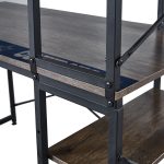 Dallas Cowboys Industrial Desk with Shelves