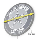 Dallas Cowboys LED Lighted Establish Date Sign