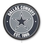 Dallas Cowboys LED Lighted Establish Date Sign