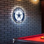Dallas Cowboys LED Lighted Establish Date Sign