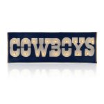 Dallas Cowboys Lighted Recycled Metal Street Sign NFL Licensed 7 Dallas Cowboys Lighted Recycled Metal Street Sign NFL Licensed