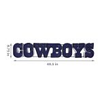 Dallas Cowboys Lighted Recycled Metal The Star NFL Officially Licensed