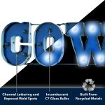 Dallas Cowboys Lighted Recycled Metal The Star NFL Officially Licensed