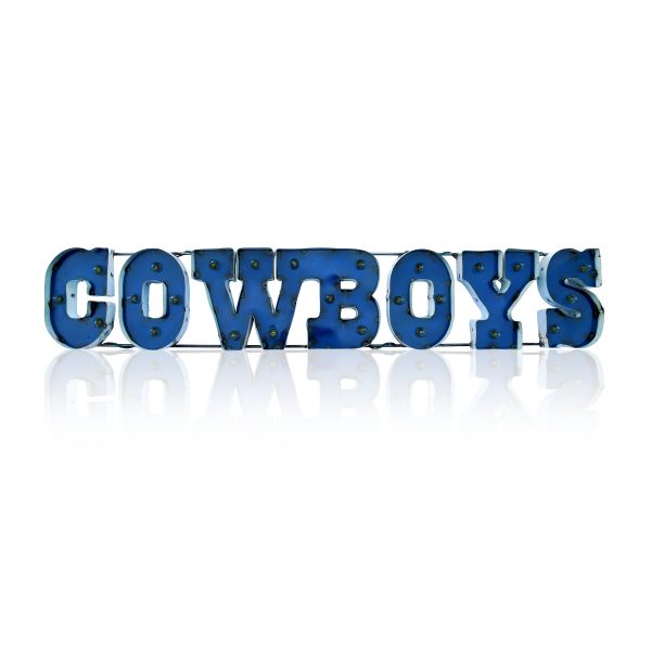 Dallas Cowboys Lighted Recycled Metal The Star NFL Officially Licensed 7