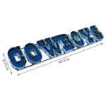 Dallas Cowboys Lighted Recycled Metal The Star NFL Officially Licensed