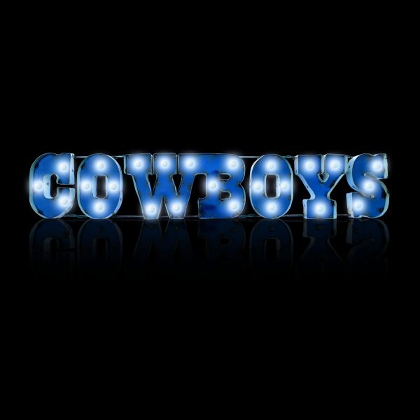 Dallas Cowboys Lighted Recycled Metal The Star NFL Officially Licensed 9