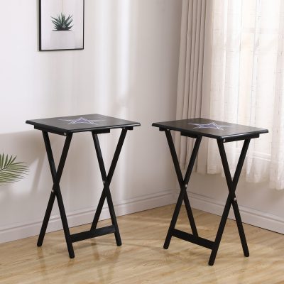 Dallas Cowboys NFL Hardwood TV Tray Set