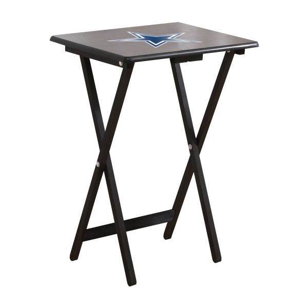 Dallas Cowboys NFL Hardwood TV Tray Set 2