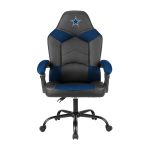 Dallas Cowboys Oversized Gaming Office Chair with Storage Pouch