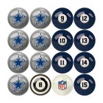 Dallas Cowboys Regulation Billiard Ball Set with Logos and Numbers