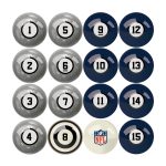Dallas Cowboys Regulation Billiard Ball Set with Logos and Numbers