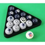 Dallas Cowboys Regulation Billiard Ball Set with Logos and Numbers