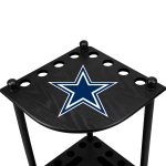 Dallas Cowboys Solid Wood Corner Cue Rack
