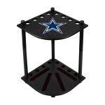 Dallas Cowboys Solid Wood Corner Cue Rack