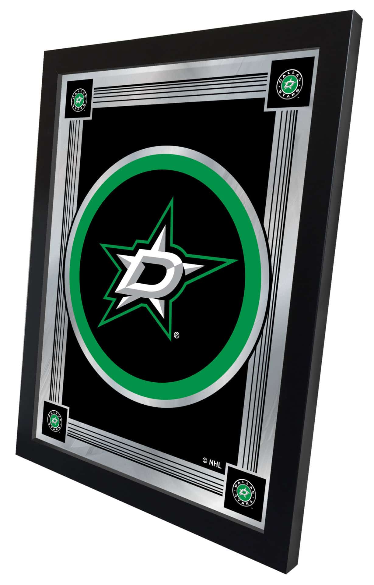 Dallas Stars 17x22 Logo Wall Mirror 2 Dallas Stars 17x22 Logo Wall Mirror - Image 2