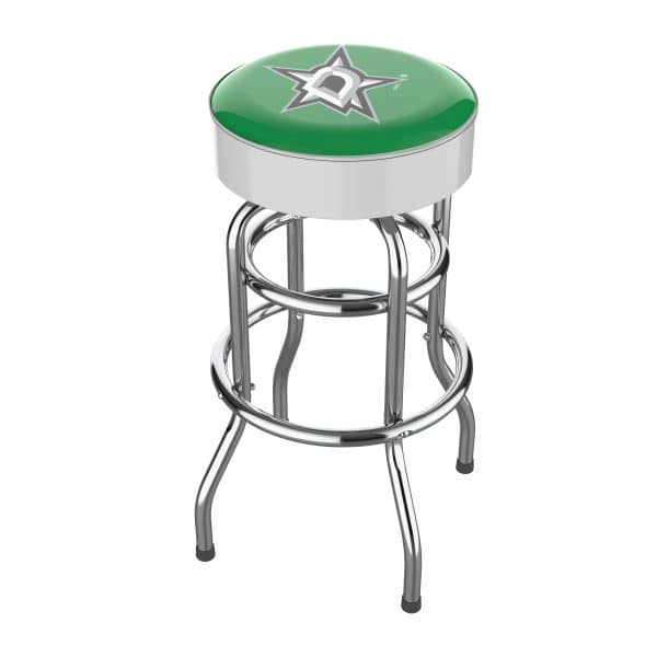 Dallas Stars Chrome Bar Stool 3