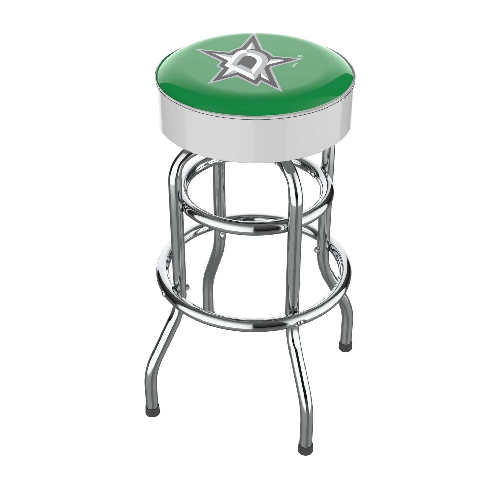 Dallas Stars Chrome Bar Stool 4 Dallas Stars Chrome Bar Stool - Image 4