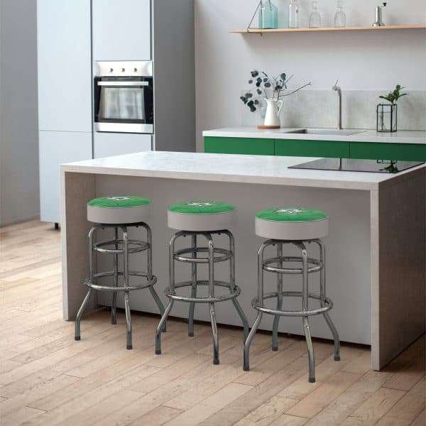 Dallas Stars Chrome Bar Stool