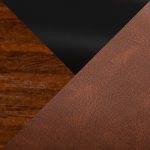 Daniella 26 Contemporary Walnut and Camel Swivel Stools (Set of 2) 22 Daniella 26 Contemporary Walnut and Camel Swivel Stools (Set of 2)