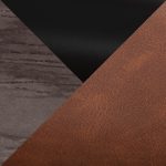 Daniella 26 Contemporary Walnut and Camel Swivel Stools w/ Black Metal Footrest (Set of 2) 22 Daniella 26 Contemporary Walnut and Camel Swivel Stools w/ Black Metal Footrest (Set of 2)