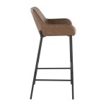 Daniella 30 Contemporary Black and Espresso Barstool (Set of 2) 14 Daniella 30 Contemporary Black and Espresso Barstool (Set of 2)