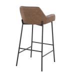 Daniella 30 Contemporary Black and Espresso Barstool (Set of 2) 15 Daniella 30 Contemporary Black and Espresso Barstool (Set of 2)