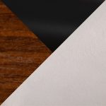 Daniella 30 Walnut and White Velvet Swivel Barstool (Set of 2) 24 Daniella 30 Walnut and White Velvet Swivel Barstool (Set of 2)