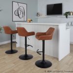 Daniella Black Metal Camel Contemporary Adjustable Swivel Barstool (Set of 2) 11 Daniella Black Metal Camel Contemporary Adjustable Swivel Barstool (Set of 2)