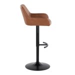 Daniella Black Metal Camel Contemporary Adjustable Swivel Barstool (Set of 2) 14 Daniella Black Metal Camel Contemporary Adjustable Swivel Barstool (Set of 2)