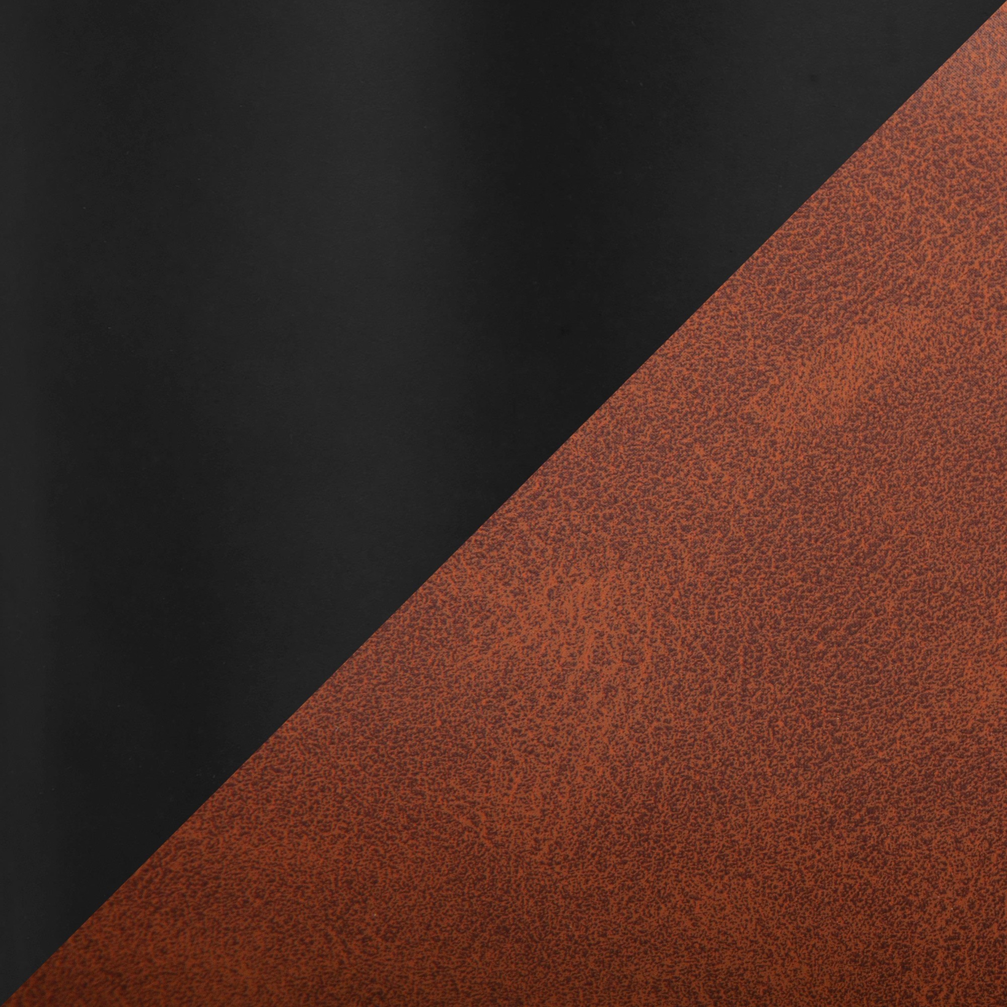 Daniella Black Metal Camel Faux Leather Counter Stools (Set of 2) 11 Daniella Black Metal Camel Faux Leather Counter Stools (Set of 2) - Image 11