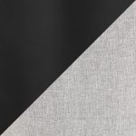 Daniella Black Metal and Grey Fabric Contemporary Dining Chairs (Set of 2)