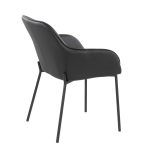 Daniella Contemporary Black Dining Chairs with Faux Leather and Metal Legs by LumiSource (Set of 2) (Set of 2) 16 Daniella Contemporary Black Dining Chairs with Faux Leather and Metal Legs by LumiSource (Set of 2) (Set of 2)