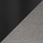 Daniella Contemporary Black Metal Grey Fabric Bench 20 Daniella Contemporary Black Metal Grey Fabric Bench